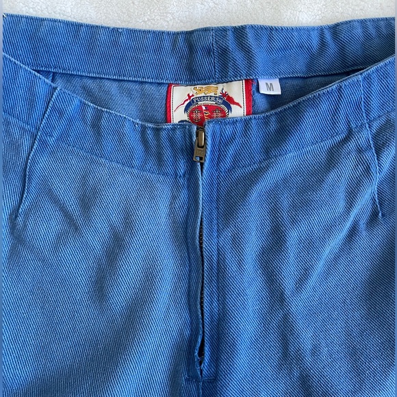 Vintage skort made in England blue Pusser’s British West Indies medium 1980s - Picture 5 of 5